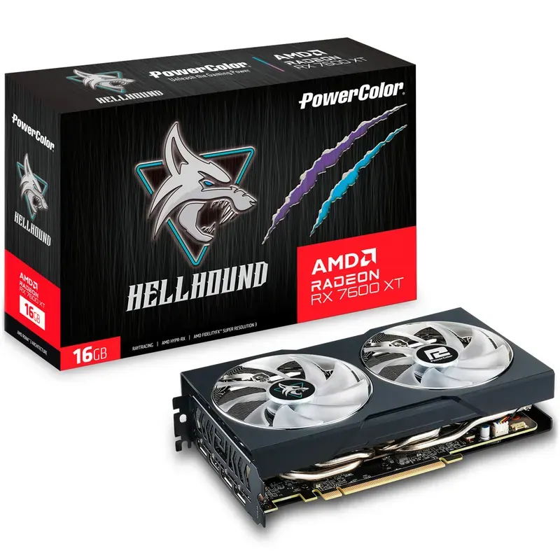 PowerColor Hellhound Radeon RX 7600 XT