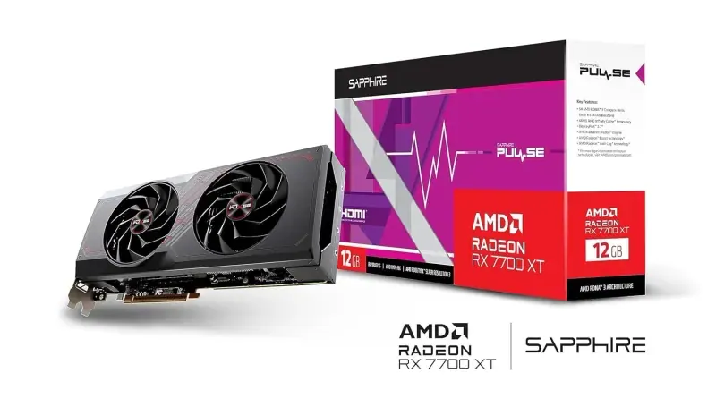 Sapphire PULSE Radeon RX 7700 XT