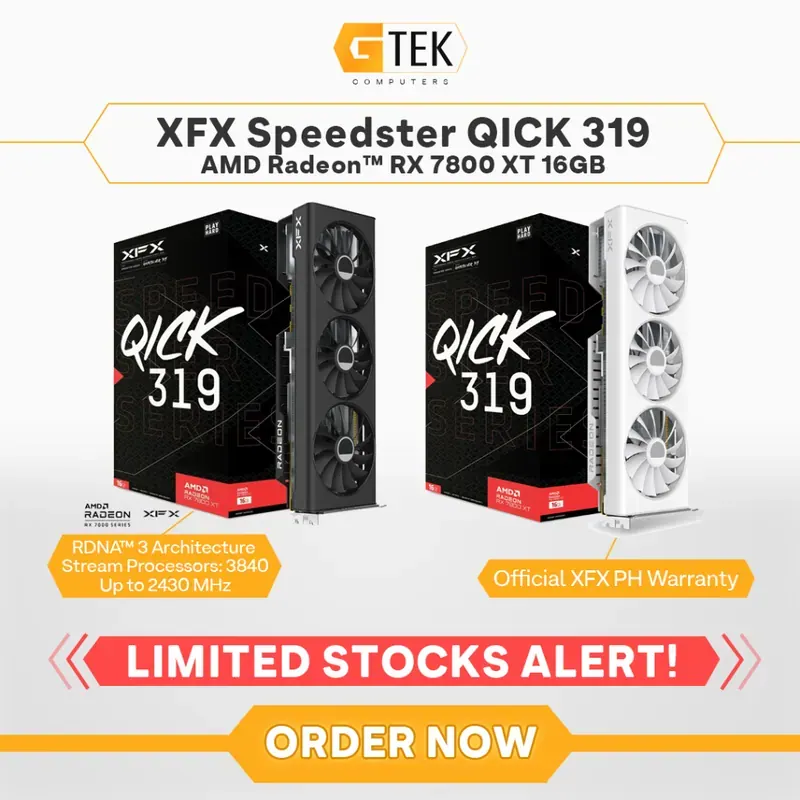 XFX Speedster QICK 319 Radeon RX 7800 XT