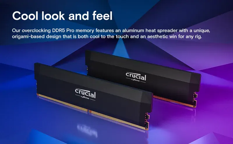 Crucial Pro RGB 32GB (2x16) DDR5-6000 CL36